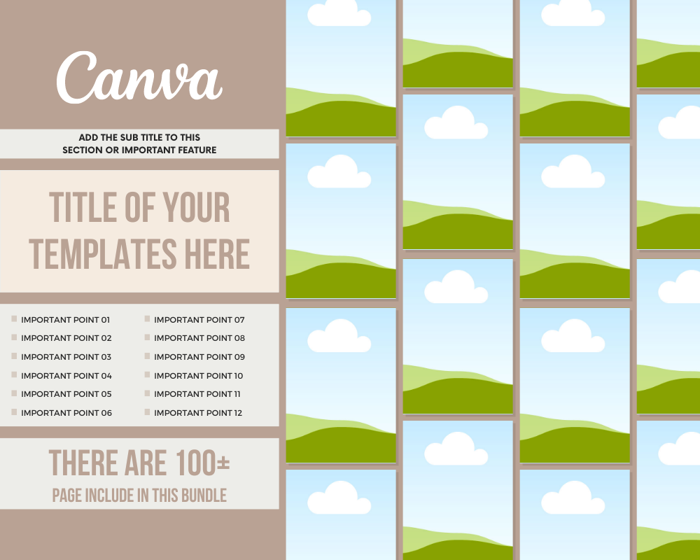 Ultimate Mockup Canva Template
