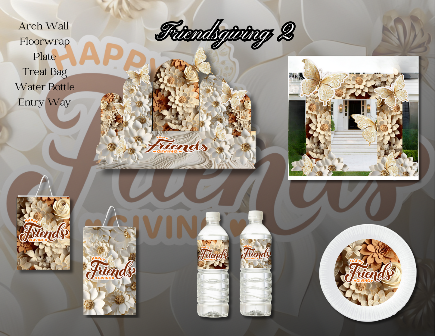 Holiday Planner Digital Templates - Friendsgiving 2