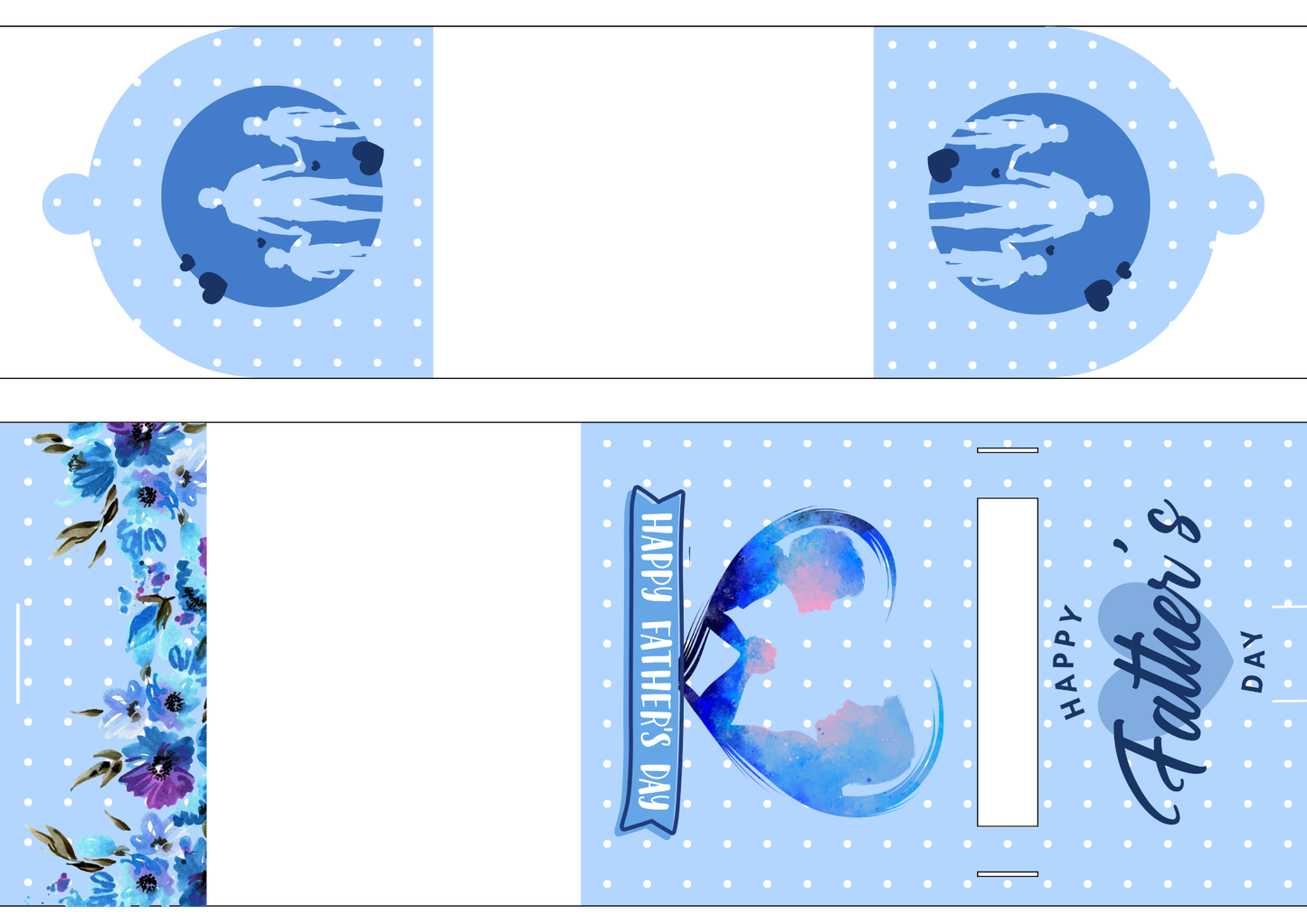 Father's Day Mug Bag Editable Template