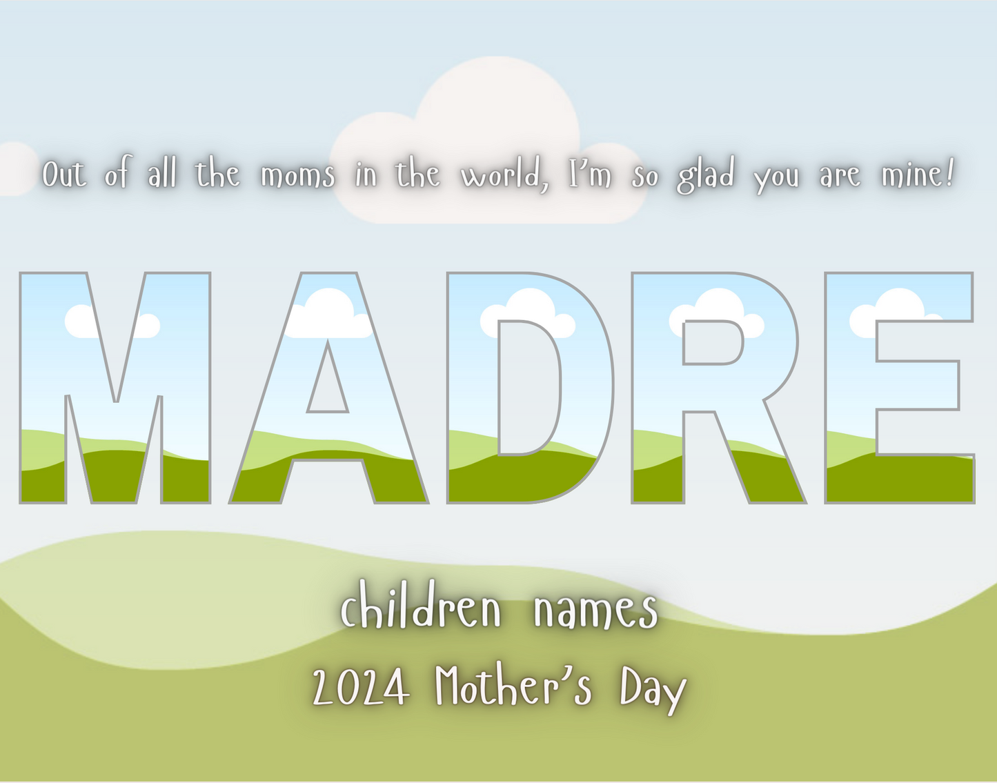 Mothers Day Editable Canva Frame Designs (MOM) - 5