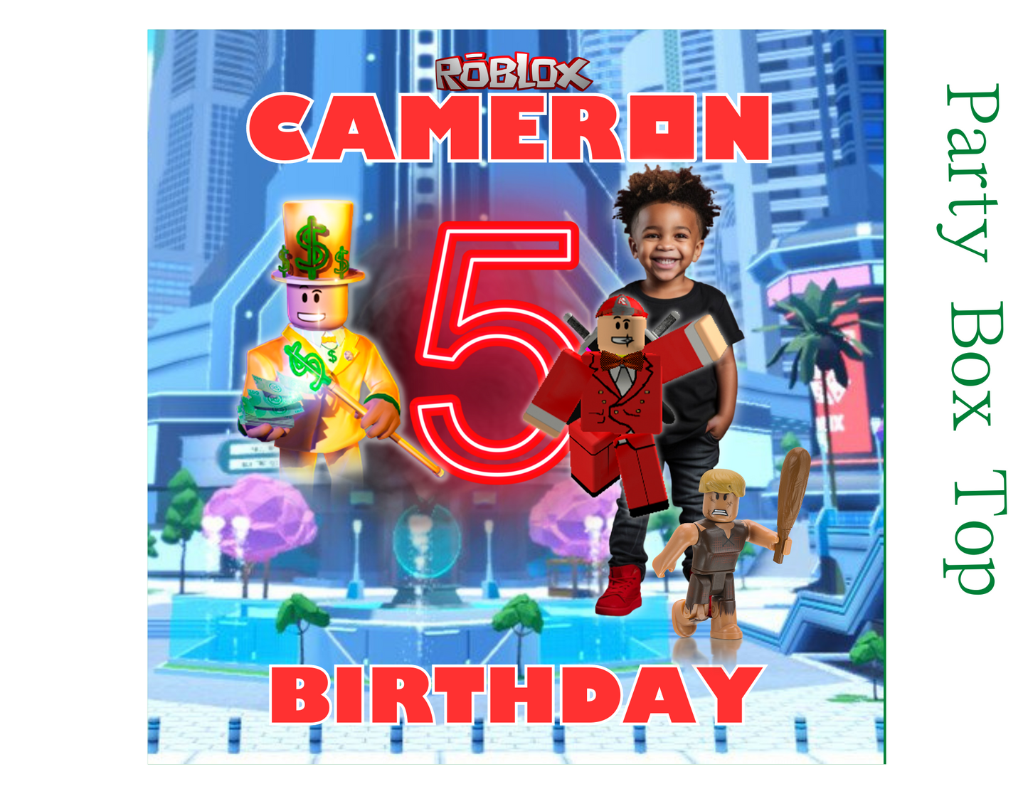 Party Favor Themed Templates - Roblox