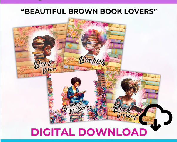 Book Lovers Digital Tumbler Design Bundle