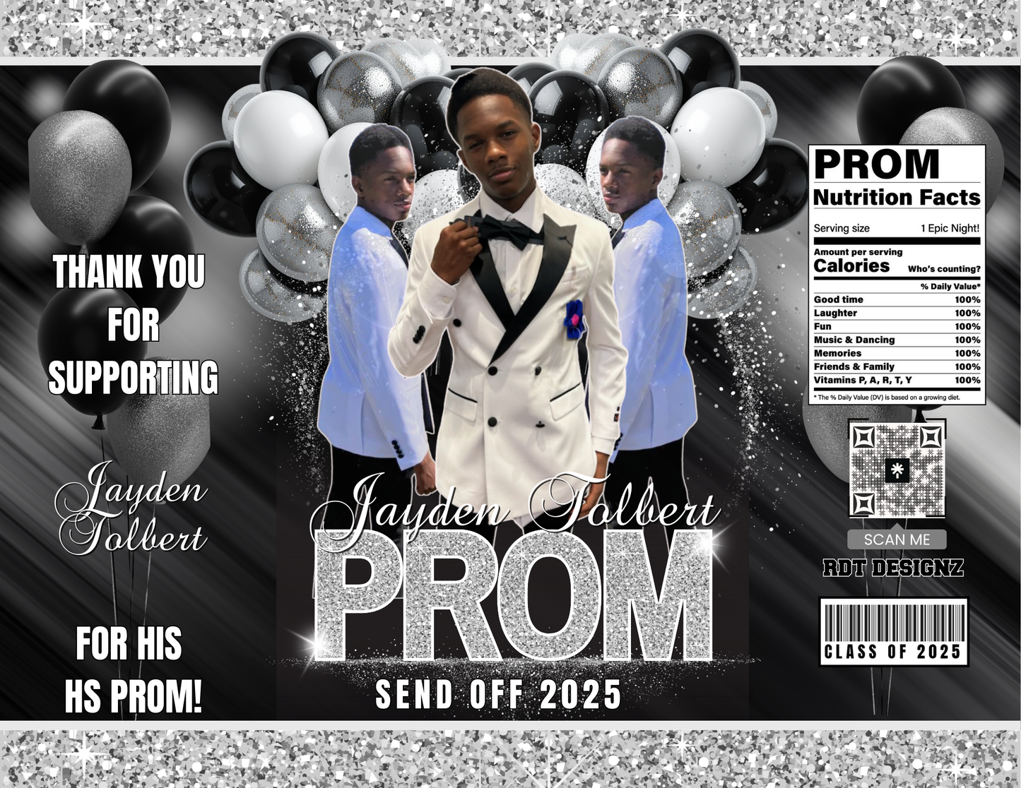 Chip Bag Template (2025 Prom Send Off)