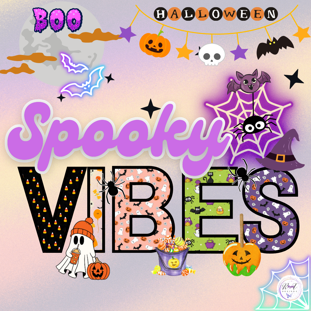 FREE Spooky Vibes Halloween Image (PNG)