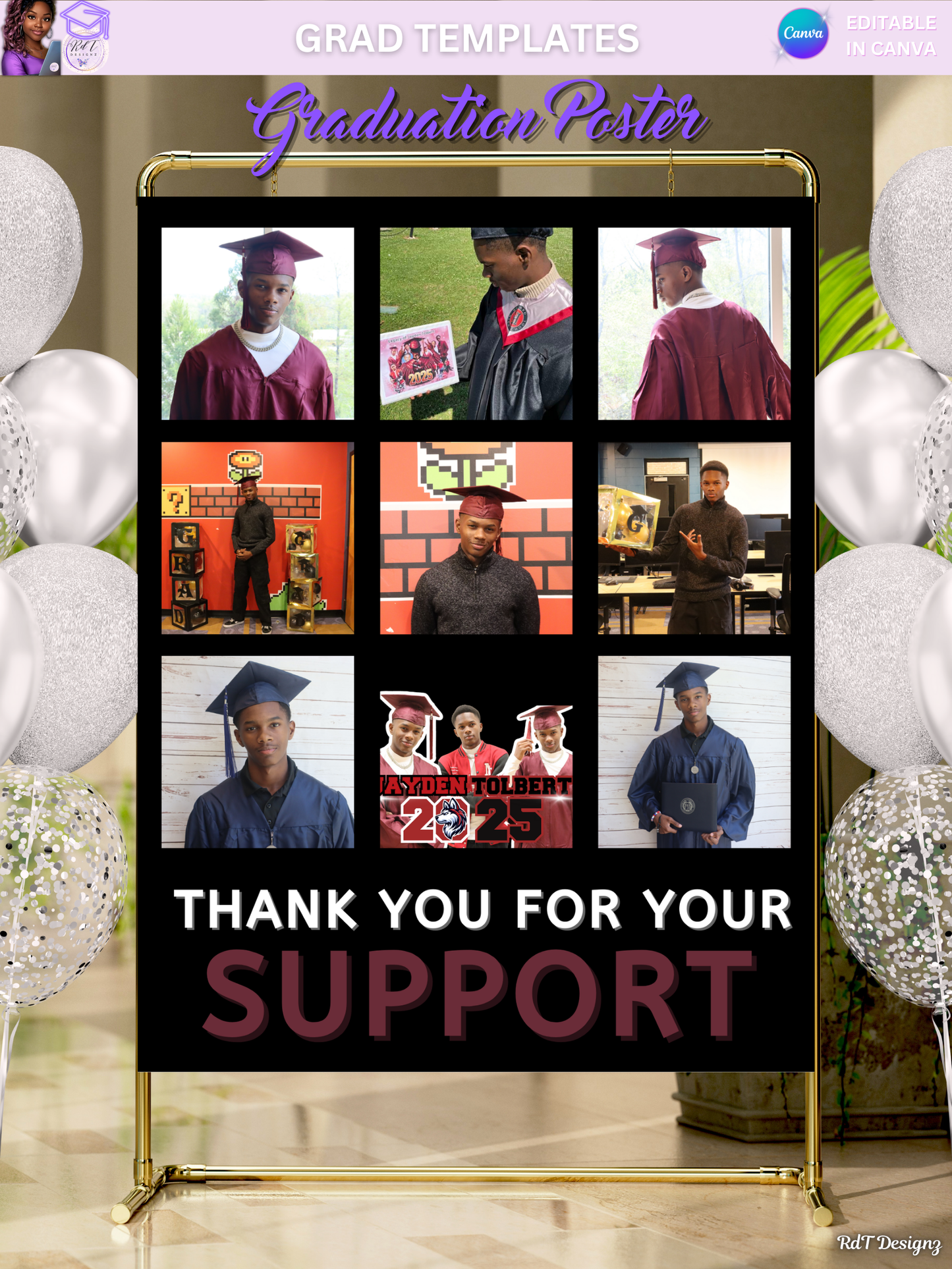 Graduation Posters & Mockup Templates