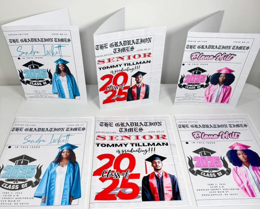 GRAD Newspaper Editable Design Template Bundle (4)