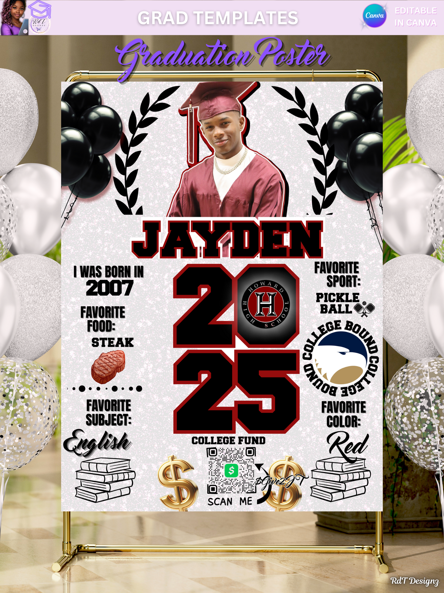 Graduation Posters & Mockup Templates