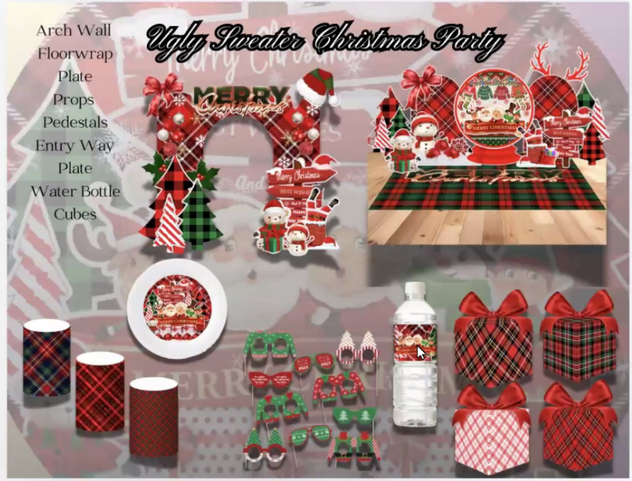 Holiday Planner Digital Templates - Ugly Sweater Christmas
