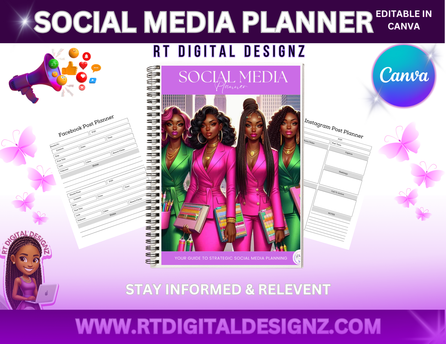 RT Social Media Content Post Planner