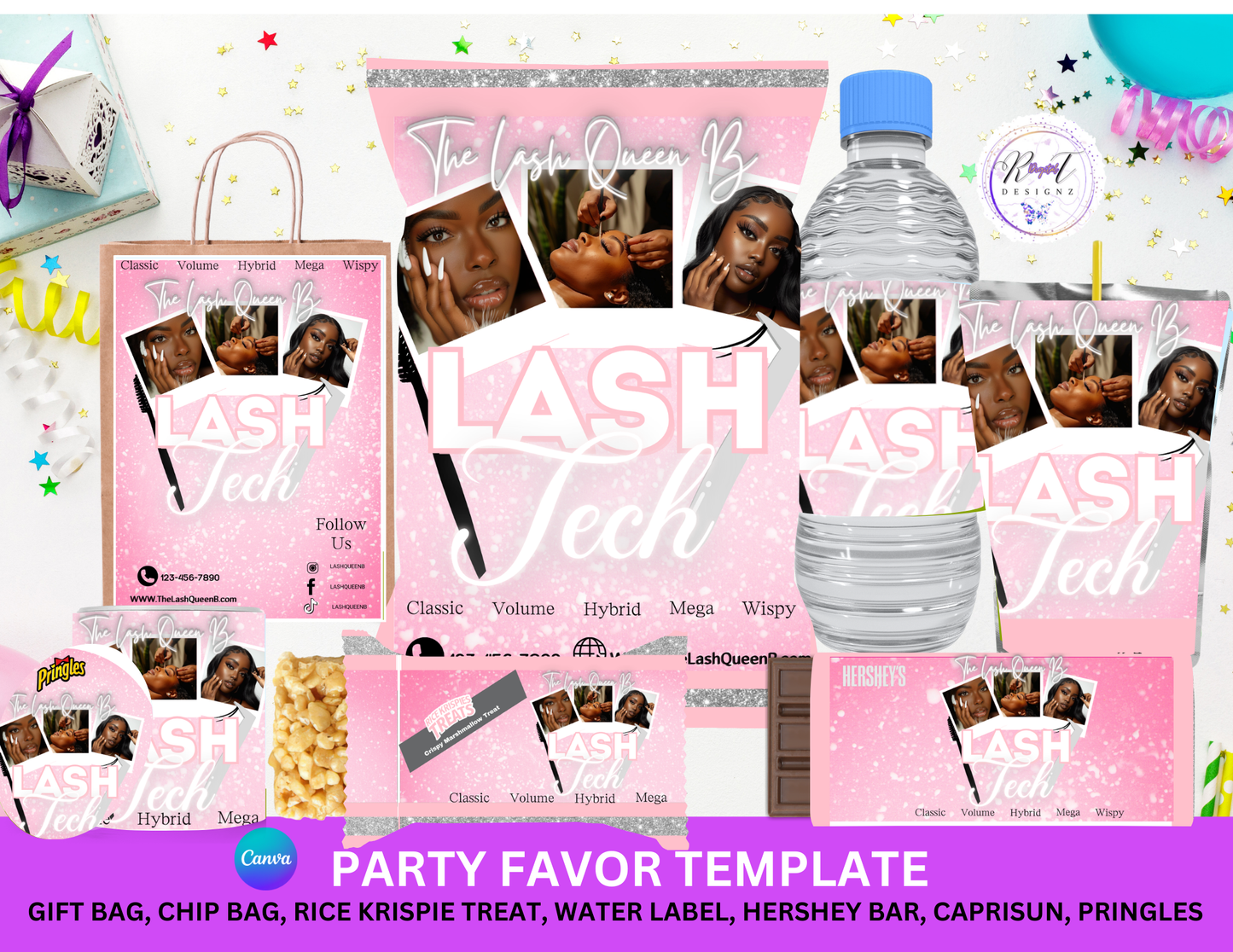 Business Digital Templates - LASH BUSINESS BUNDLE KIT