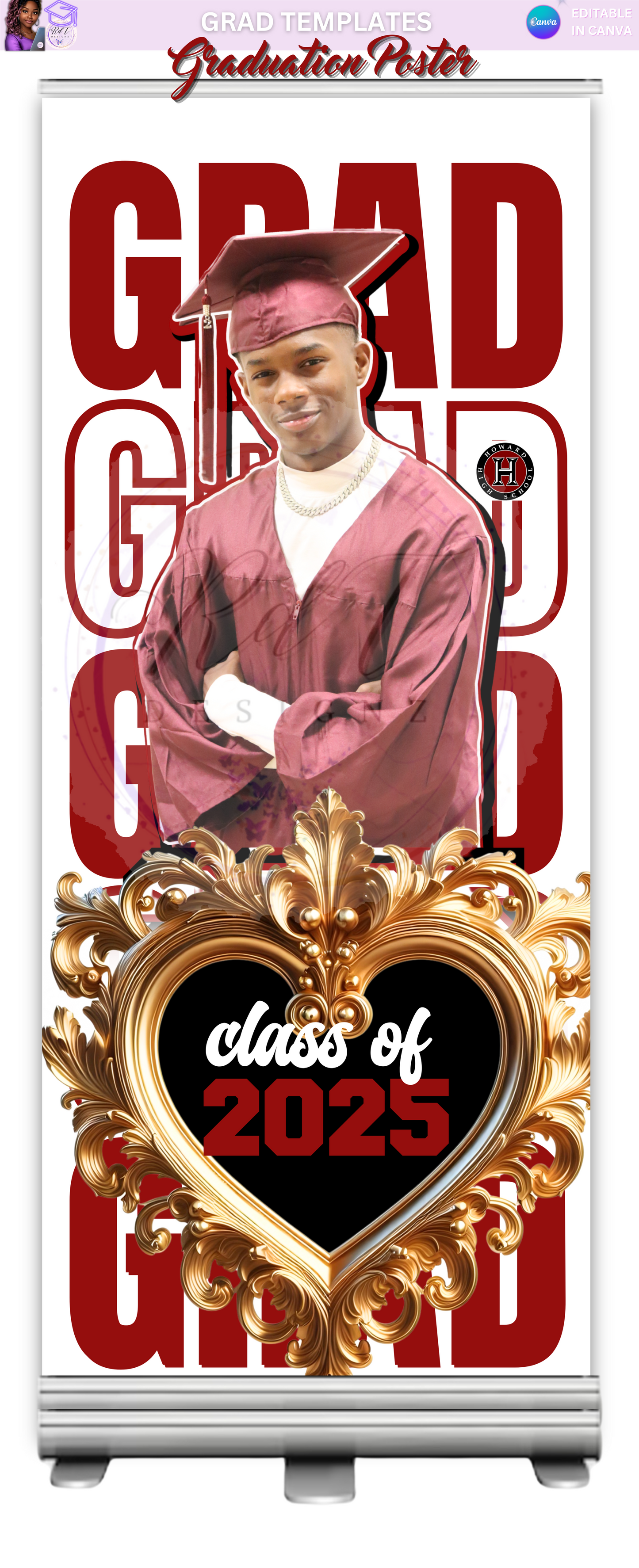 Graduation Posters & Mockup Templates (long)