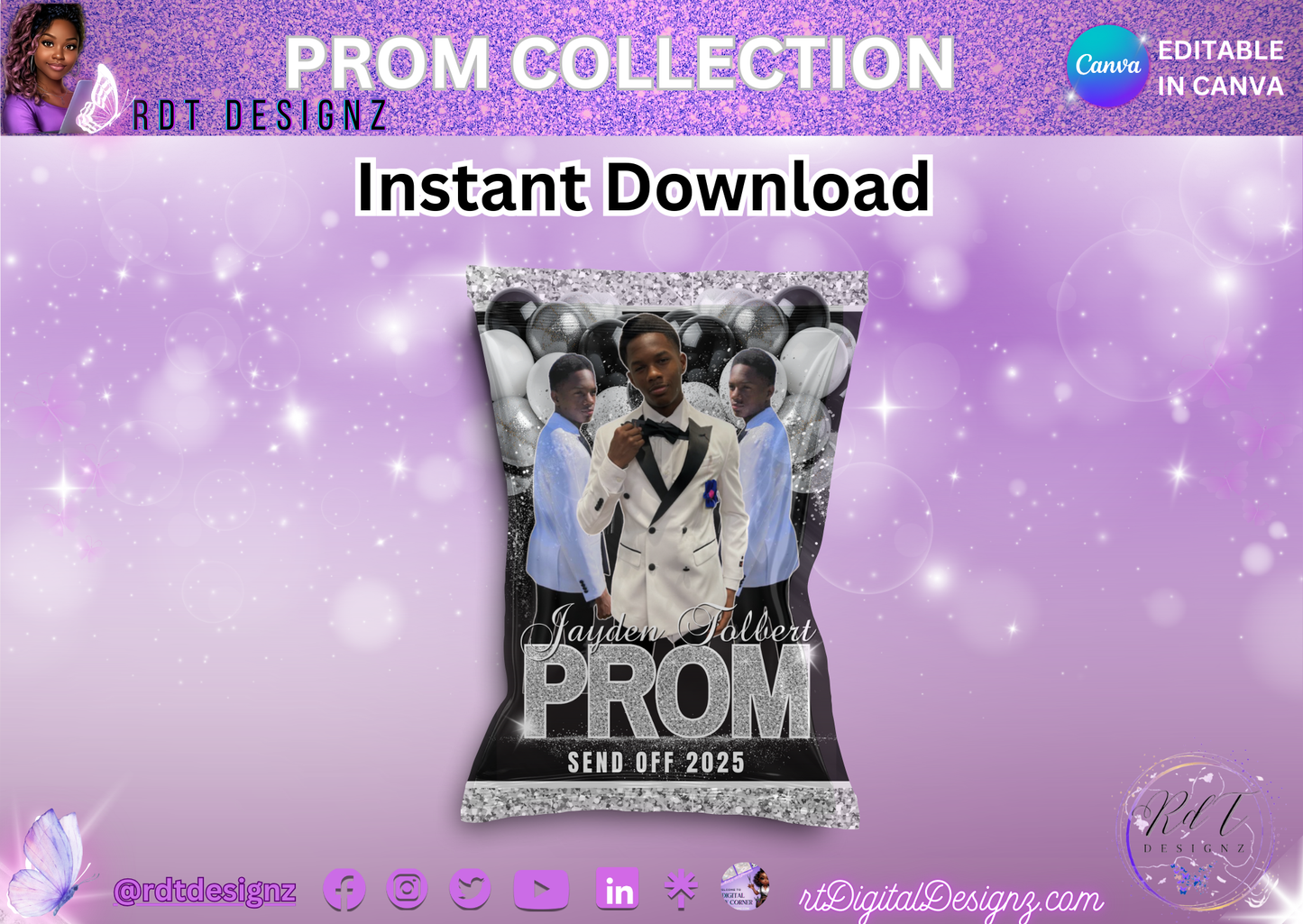 Chip Bag Template (2025 Prom Send Off)