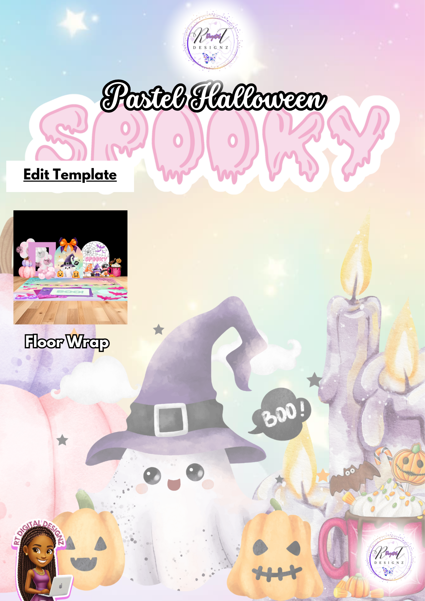 Holiday Planner Digital Template "Bundle" - 5 Halloween