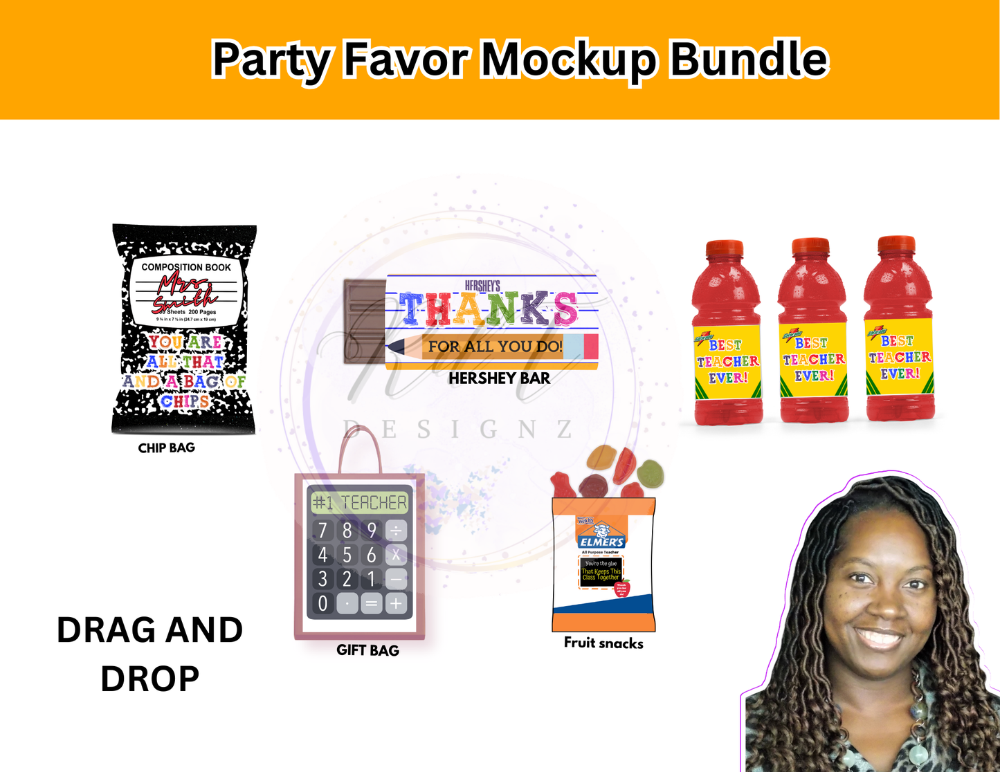 Teachers Party Favor Bundle Template 2
