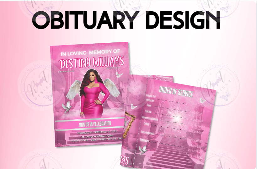 Obituary Editable Design Template