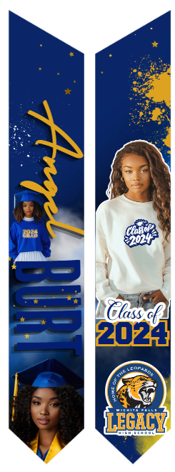 GRAD Stole Editable Templates BUNDLE