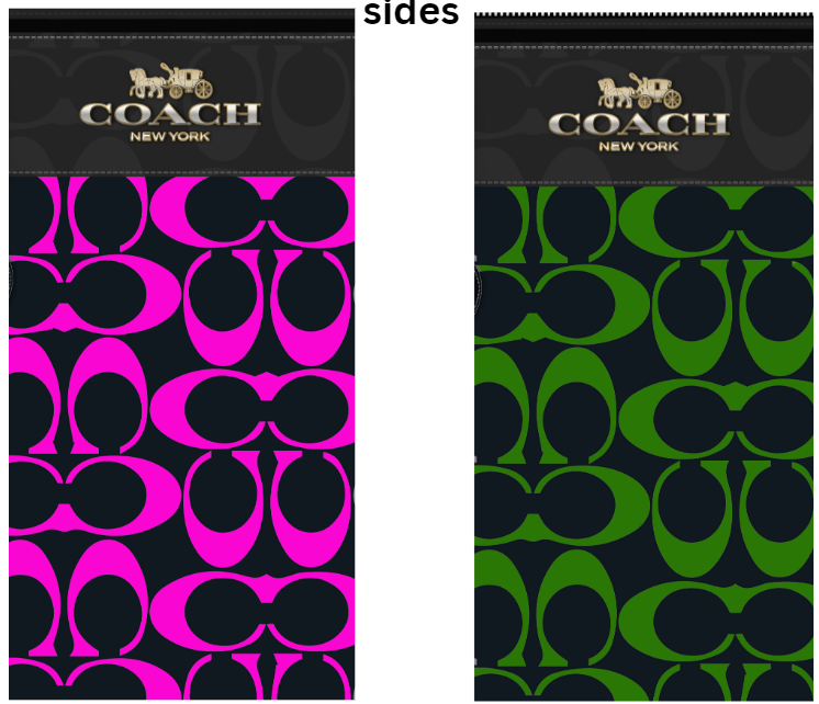 Mother's Day Coach Purse Design Template (PINK & GREEN)