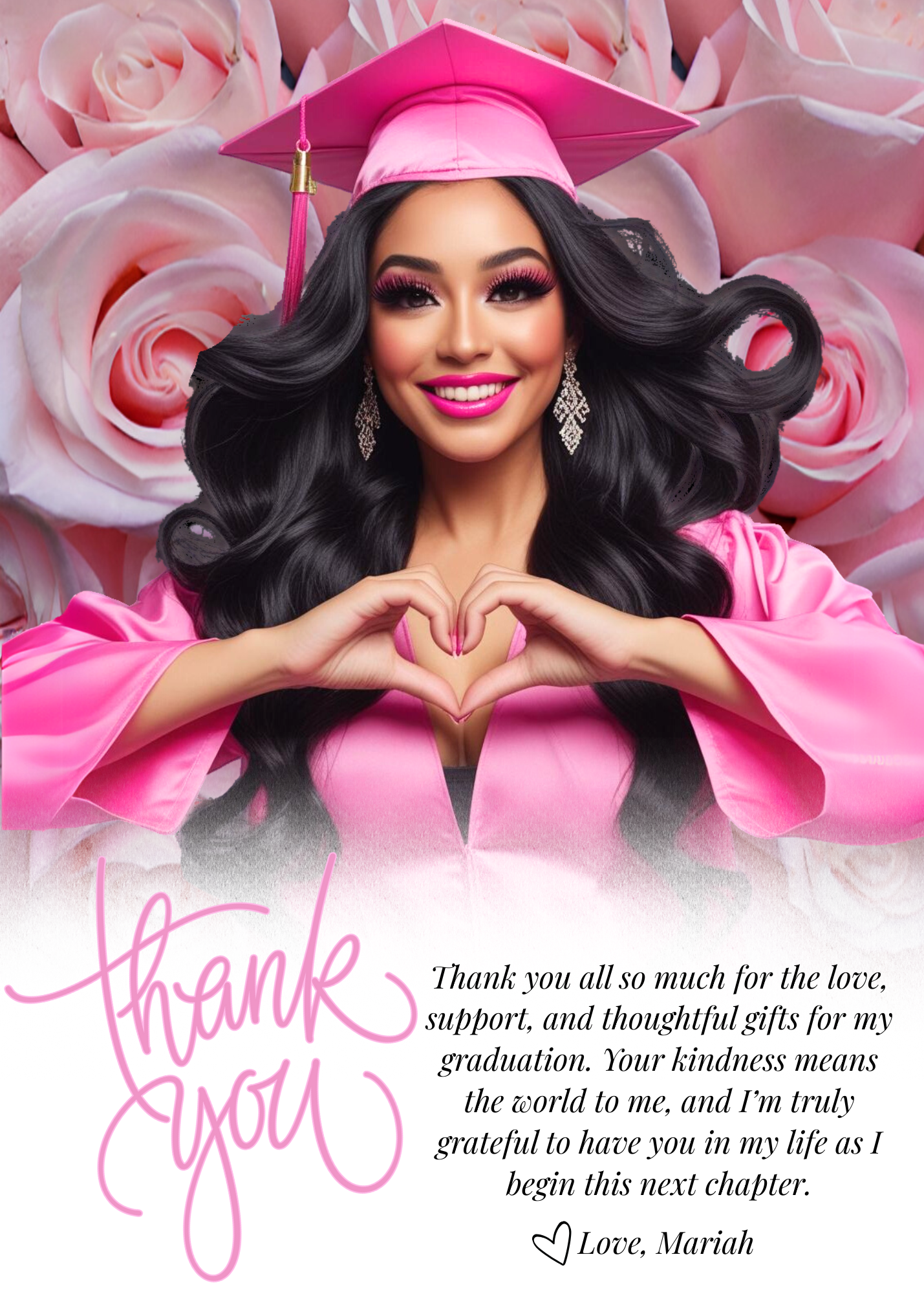Graduation Thank You Card Templates