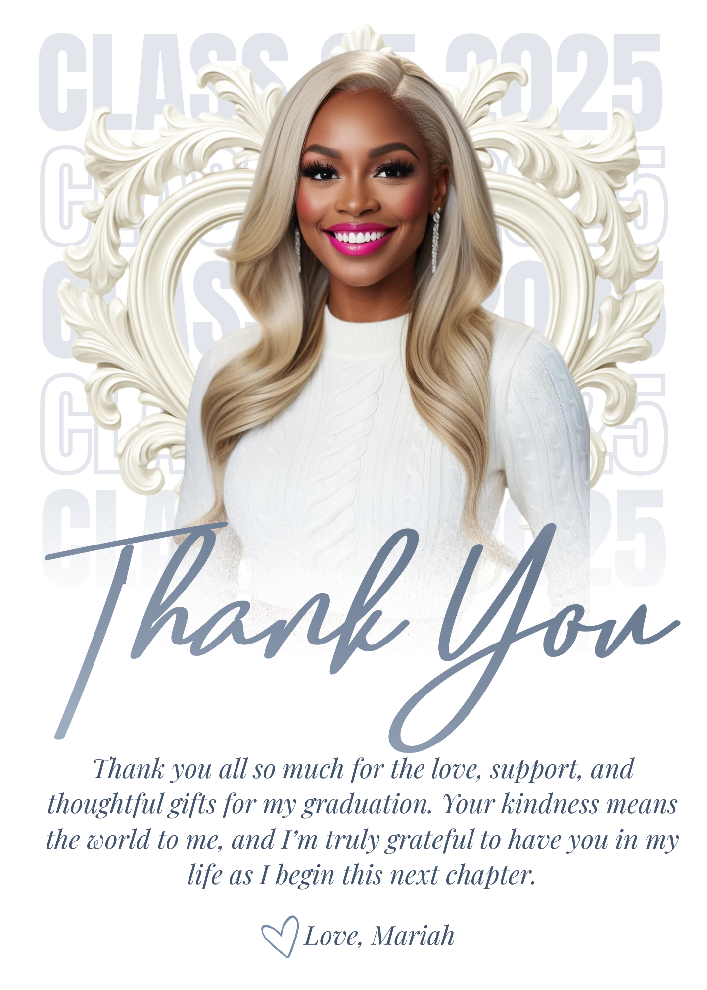 Graduation Thank You Card Templates