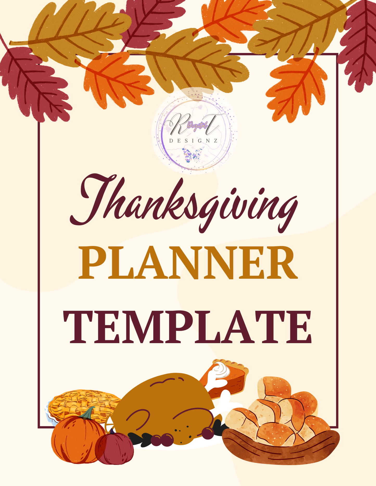 Thanksgiving Holiday Planner Template