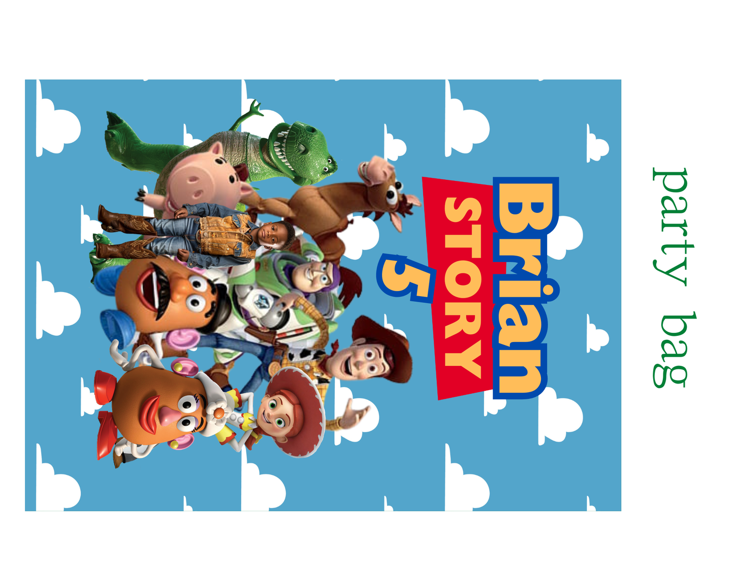 Party Favor Themed Templates - Toy Story