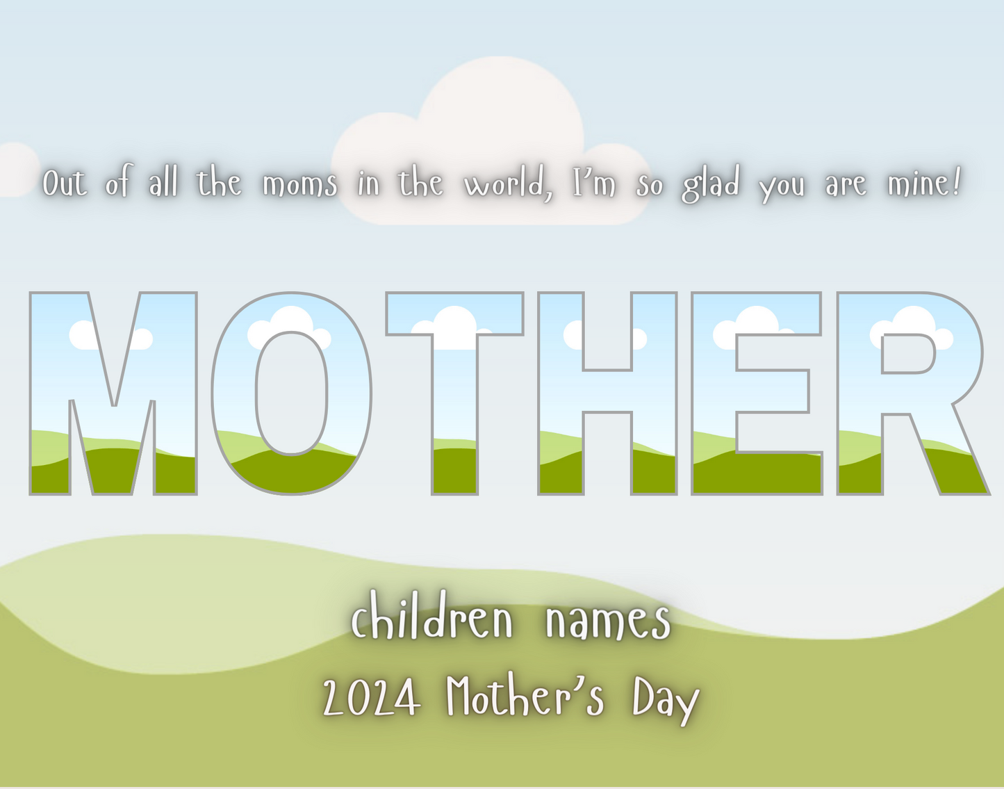 Mothers Day Editable Canva Frame Designs (MOM) - 5