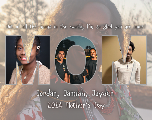Free Editable Mothers Day SINGLE Canva Design - (MOM)