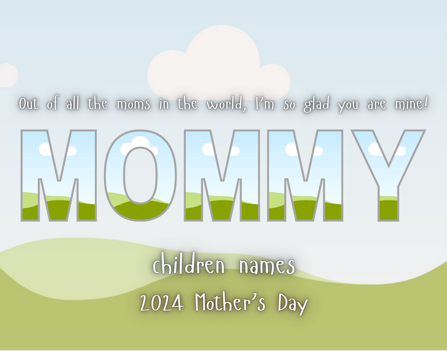 Mothers Day Editable Canva Frame Designs (MOM) - 5