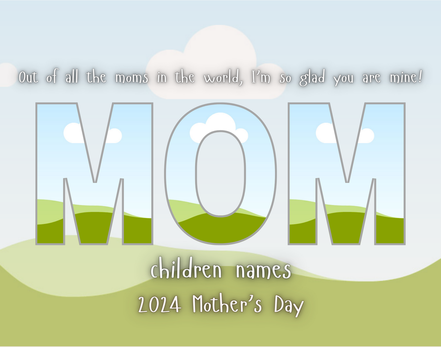 Mothers Day Editable Canva Frame Designs (MOM) - 5