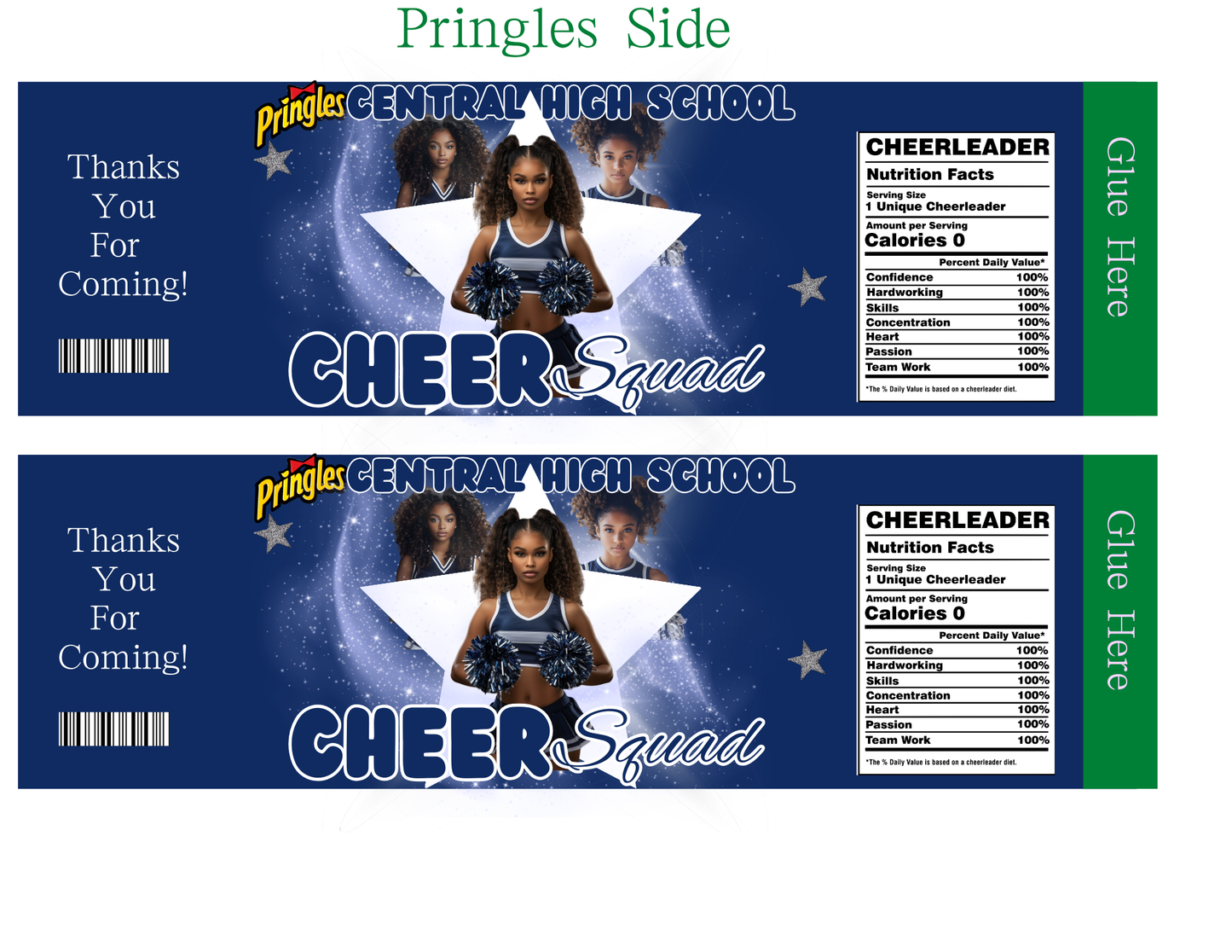 Party Favor Themed Templates - CHEER