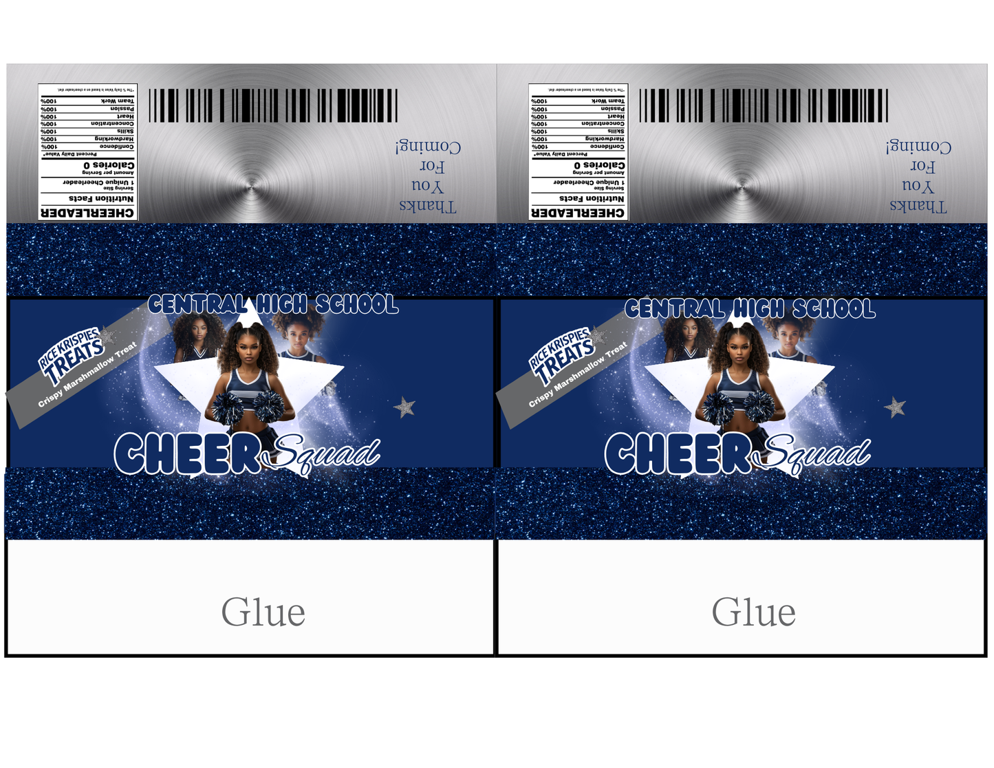 Party Favor Themed Templates - CHEER