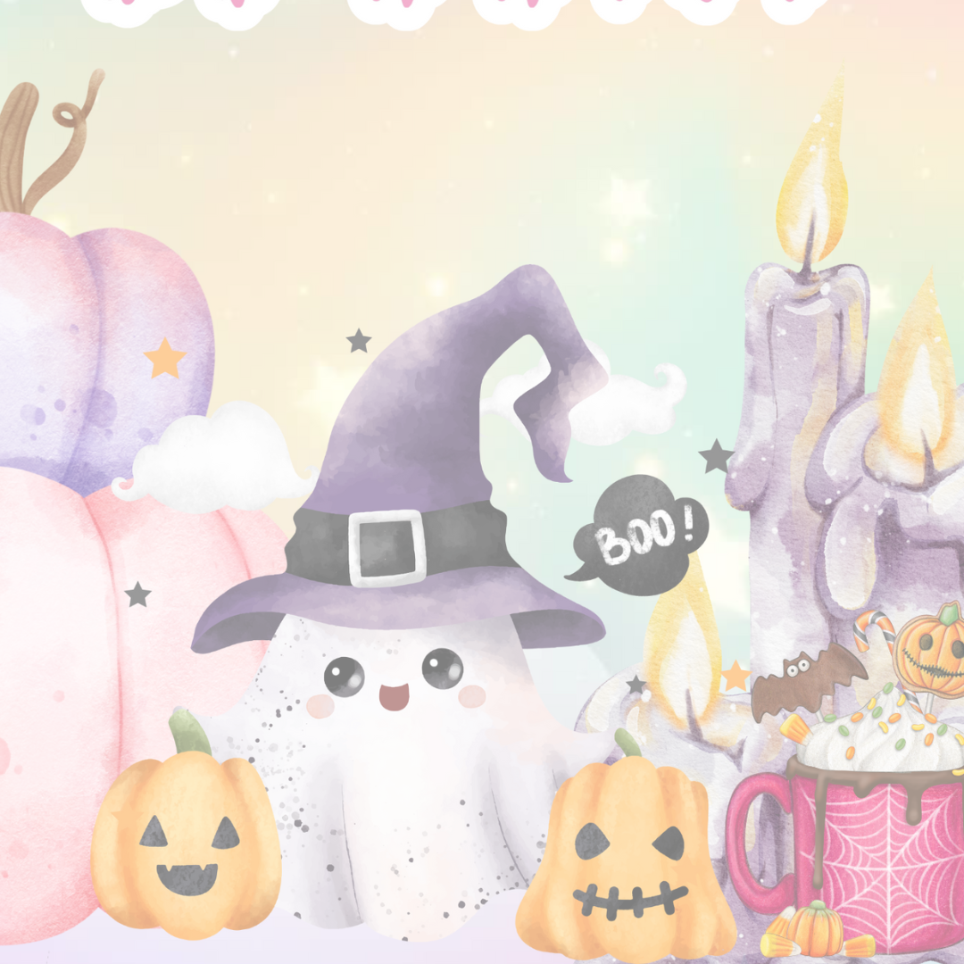 Holiday Planner Digital Templates - Pastel Halloween