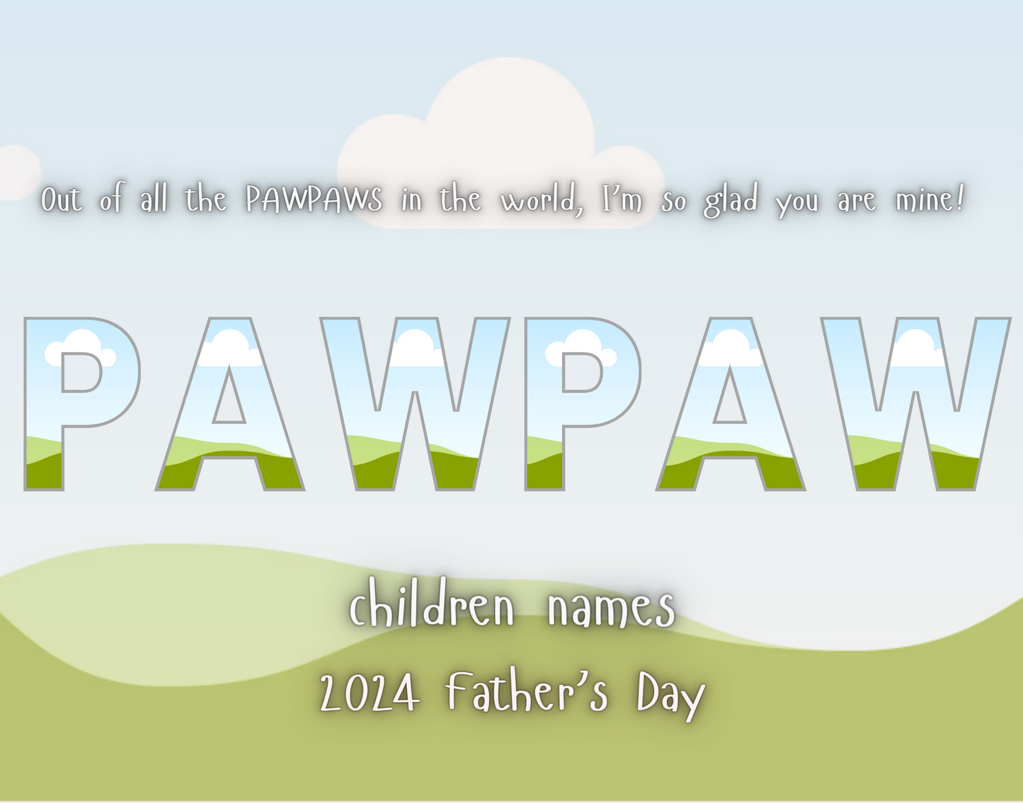Father Day Canva Frame Editable Design Bundle (GRANDPA-9)