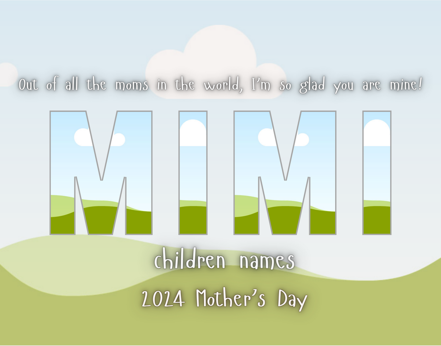 Mothers Day Editable Canva Frame Design (GRANDMA) - 6