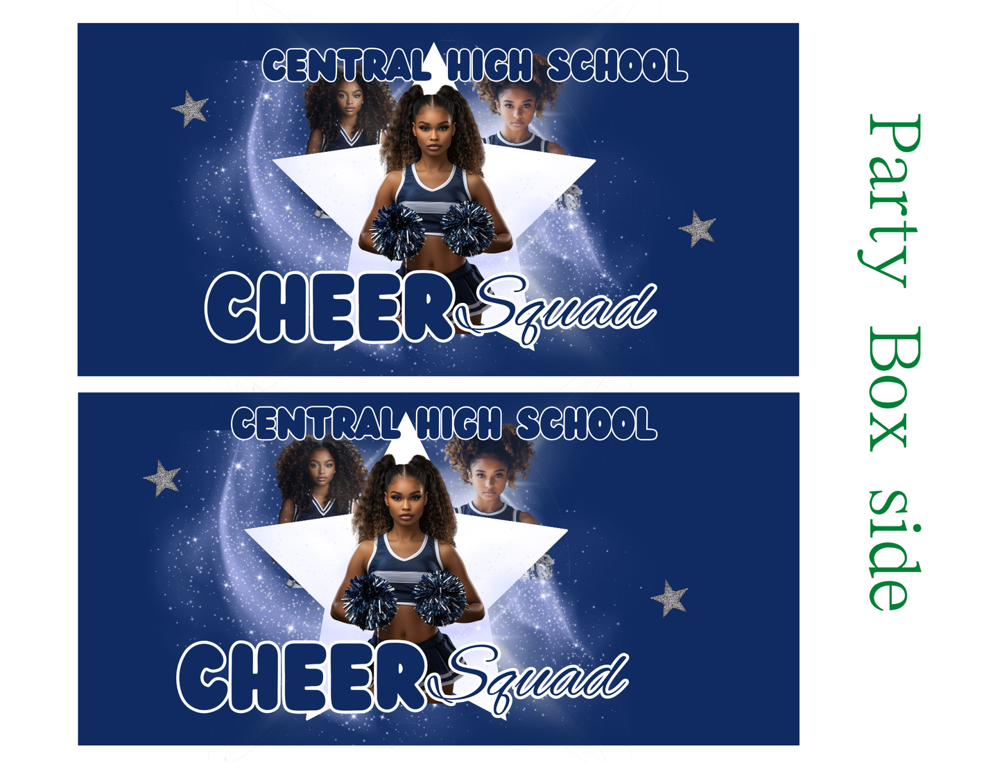 Party Favor Themed Templates - CHEER