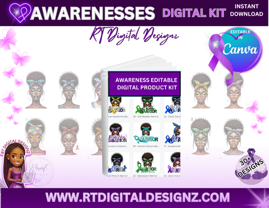 Disease Awareness Digital Product Bundle Kit