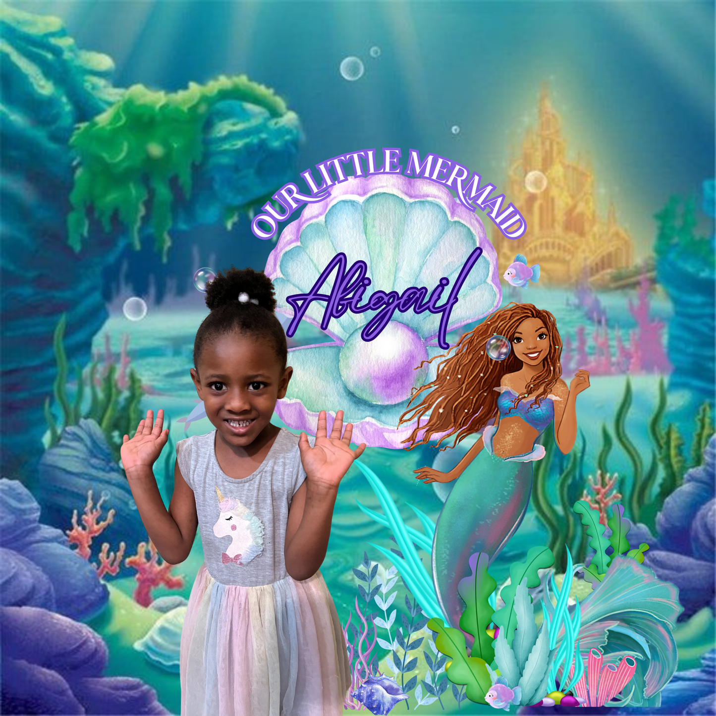 Back to School Template (Little Mermaid)