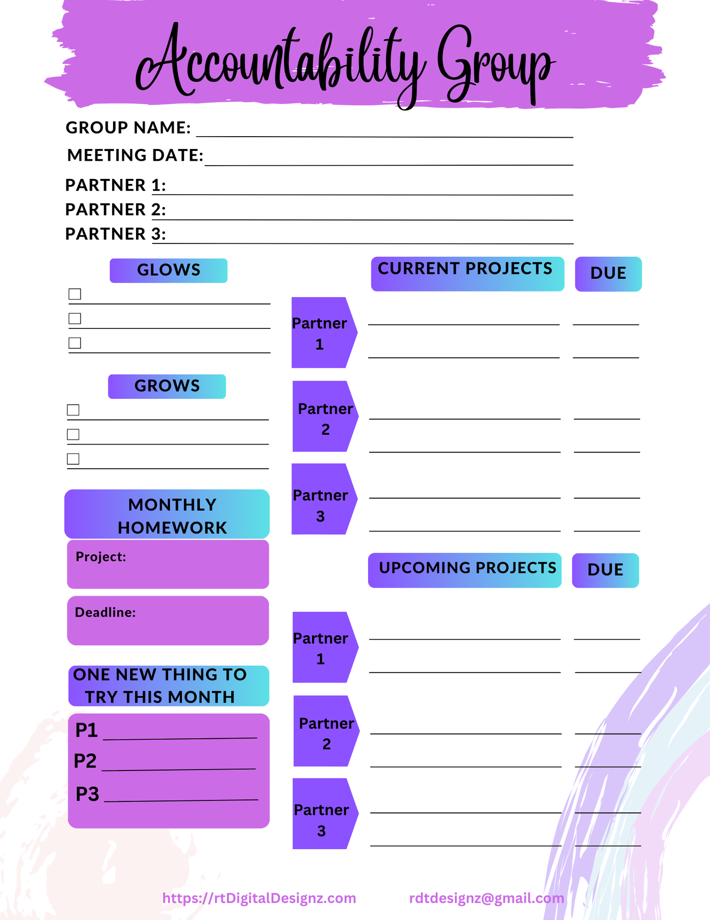 Accountability Group Form