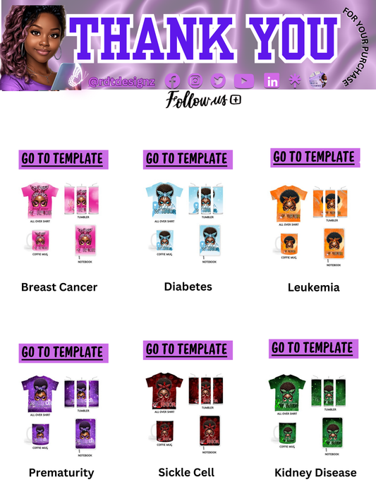 Disease Awareness Mockup Bundle Kit (33)