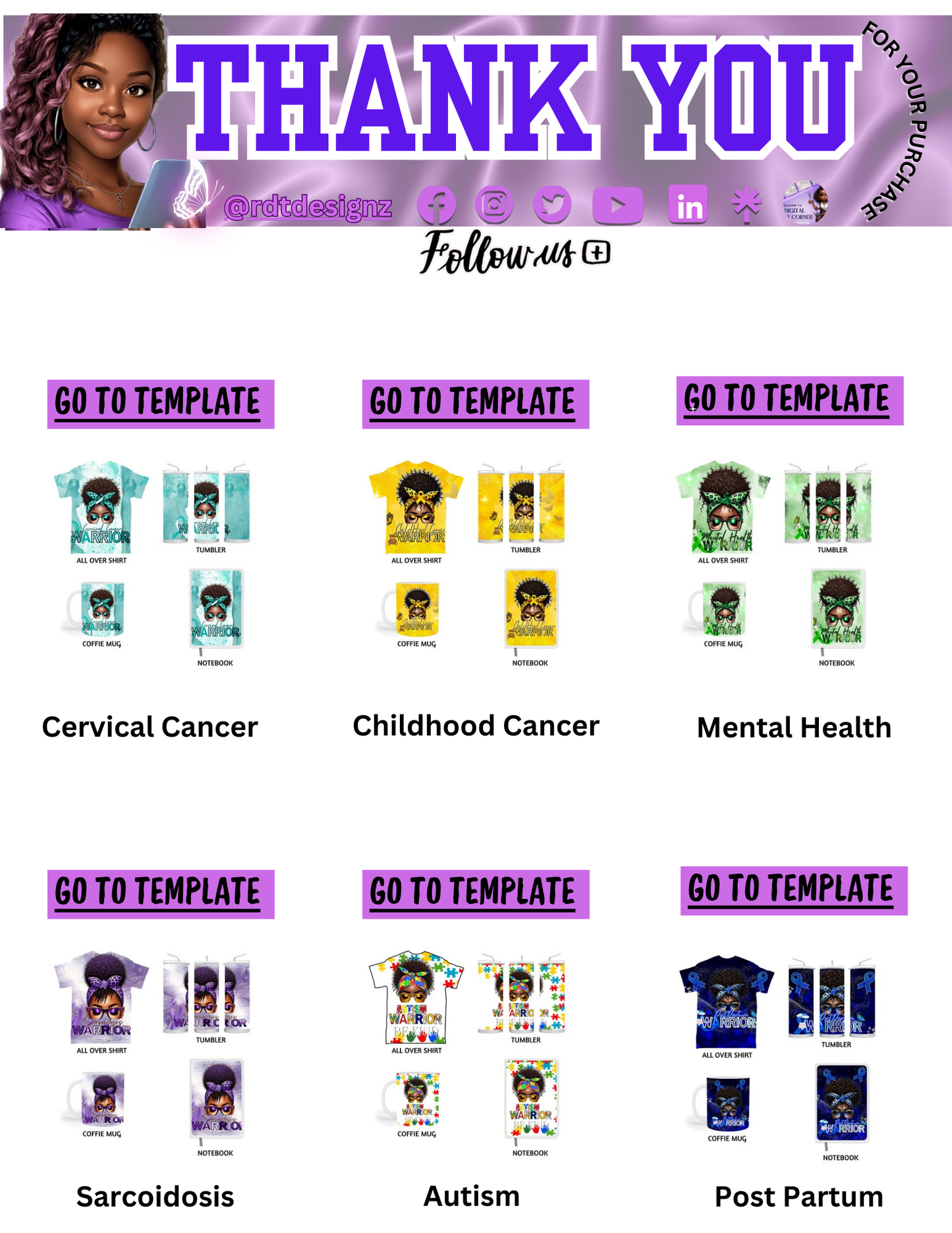 Disease Awareness Mockup Bundle Kit (33)