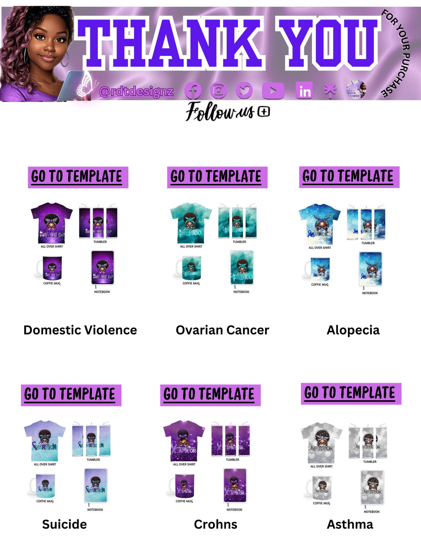 Disease Awareness Mockup Bundle Kit (33)