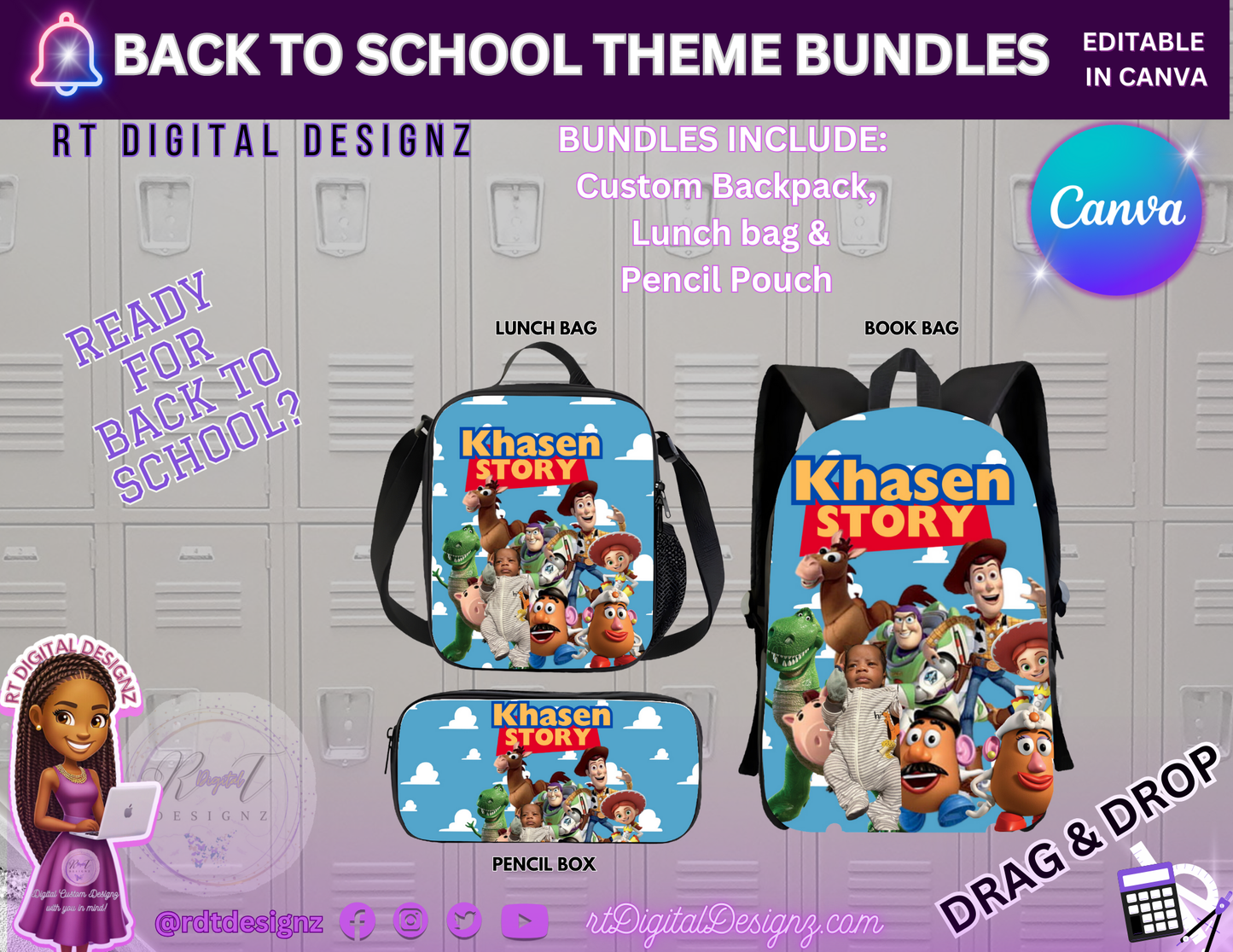 Back to School Template (Toy Story)