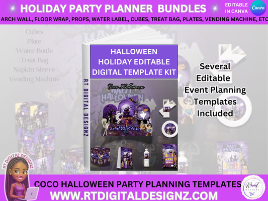 Holiday Planner Digital Templates - Coco Halloween