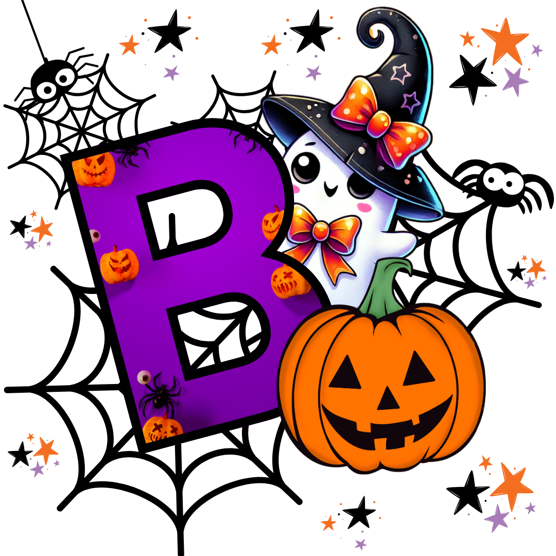 Friendly Ghost "B" Image (PNG)