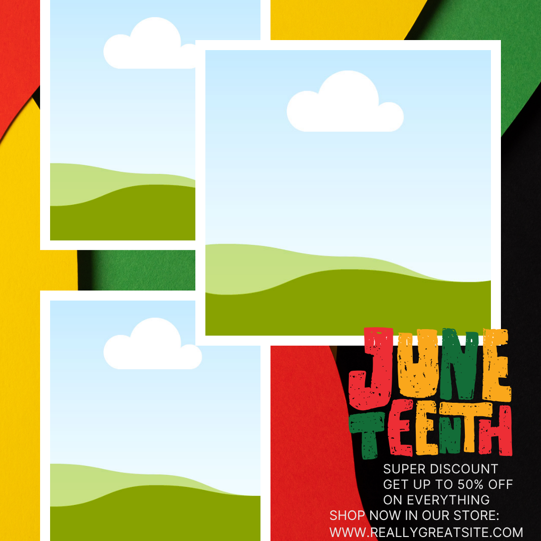 Juneteenth Marketing Sales Flyer Template