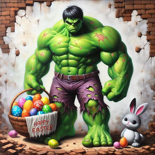 Easter Digital Design - HULK2