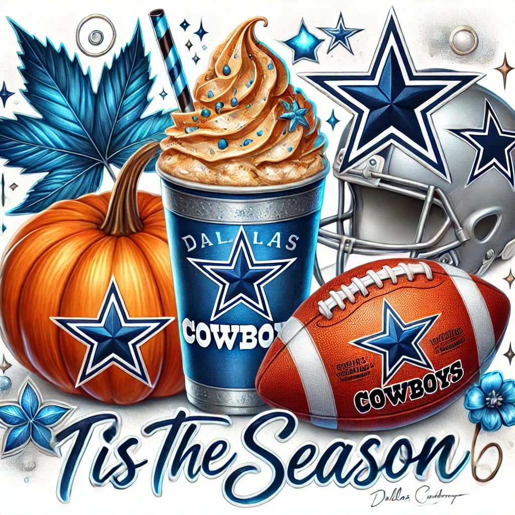 Football Images - Latte with Team Themes