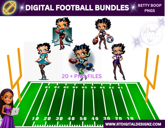Football Images (Betty Boop)