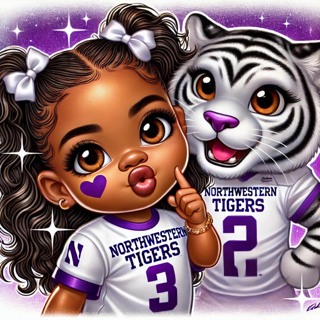 Football Images (AI Girls w Mascots)