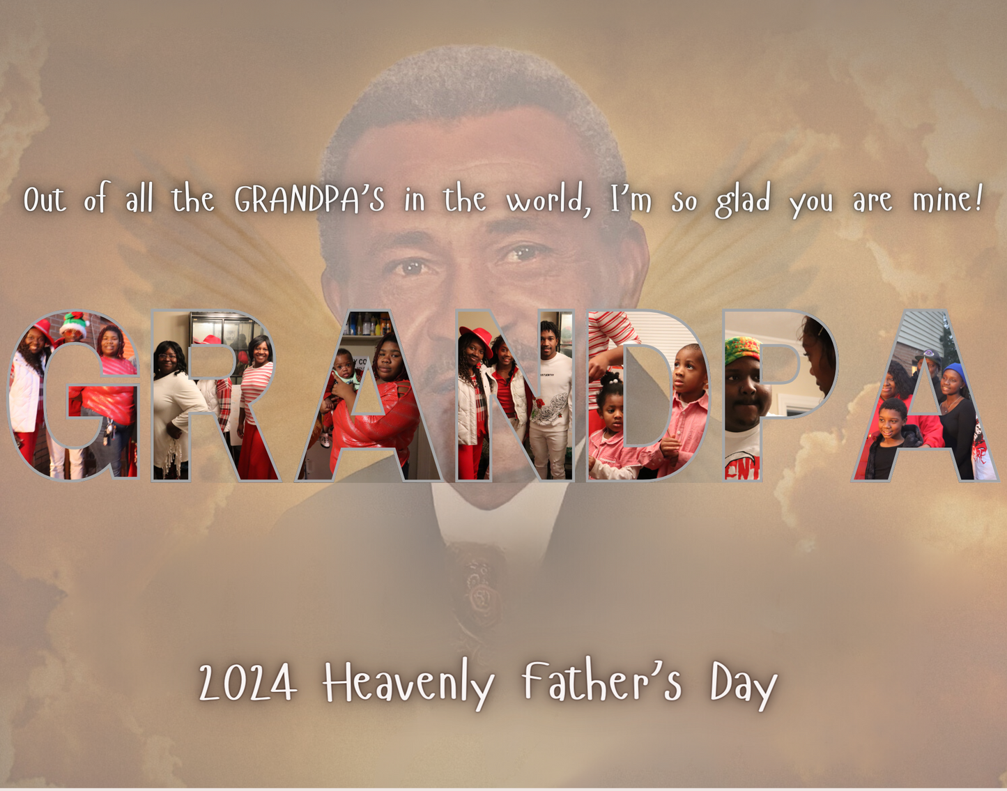 Father Day Canva Frame Editable Design Bundle (GRANDPA-9)